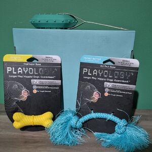 3pc Playology Dog Toy Bundle